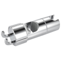 Hand Shower Holder Adjustable Shower Holder 360° Rotatable Shower Holder with 2 Hooks Fit for Bathroom.