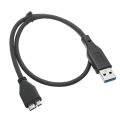 【Fast Ship】5Gbp High Speed Hard Disk Data Cable USB 3.0 To Micro B Adapter Converter For External HDD and SSD Hard Drive. 