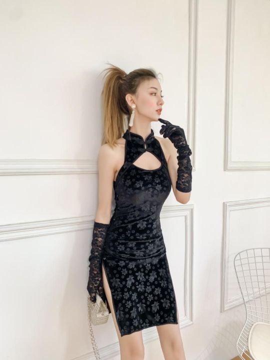 Costume%20Women's%20Sexy%20Nightclub%20Clothing%20Hollow%20Cheongsam%20Night%20Show%20Group%20Dance%20Team%20Custume%20for%20Lead%20Dancer%20-%20Image%202