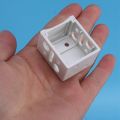 LKPCIGCXM 1 Inch Blind Brackets White Profile Box Mounting Bracket Window Blinds Headrail Bracket (16).
