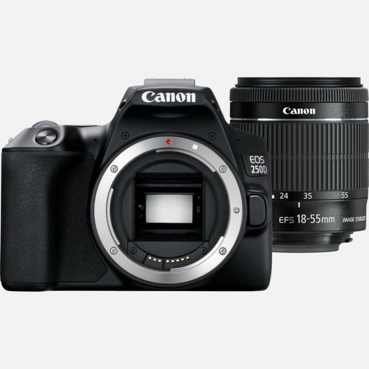 Canon%20EOS%20250D%20Body,%20Black%20and%20EF-S%2018-55mm%20f/4-5.6%20III%20Lens%20Kit%20-%20Image%205