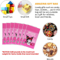 10pcs 16.5*25cm Kuromi Gift Loot Bag My Melody Kid Boy Birthday Supplies Sanrio Decorations Kids Boys Party Favors. 