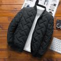 Bomber Jacket For Men Thicken Cotton Padded Quilted Jacket Men Baseball Jacket Warm Coat Street Fashion Coat Plus Size XXXL. 