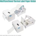 Label Holder, Thermal Label Holder for Rolls and Fan-fold Labels, Shipping Label Roll Holder, Label Dispenser for 4x6 Labels Work with Thermal Label Printer.