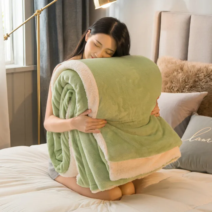 Thick%20Winter%20Bed%20Blankets%20Wool%20Blanket%20For%20Living%20Room%20Warm%20Fleece%20Cover%20On%20The%20Sofa%20Adults%20And%20Children%20Bedspread%20On%20The%20Bed%20-%20Image%202