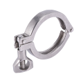 12Pcs Tri-Clamp Steel Single Pin Heavy Duty Tri Clamp with Wing Nut for Ferrule TC with Silicone Gasket 2 Inch. 