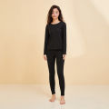 Semir Thermal Underwear Suit Men Autumn And Winter Thickened Brushed Red Couple Neck Autumn Clothes Long Pants. 