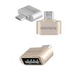 Micro USB OTG Plug for Android  - Silver. 