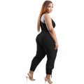 Sleeveless Plus Size Sets Summer Clothes for Women 2 Piece Crop Top Long Pants Stracksuit Solid Color Wholesale Dropsping.