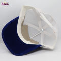 Full Blue Embroidery Logo Half Net Cap. 