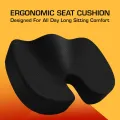Seat Cushions for Office Chairs,Memory Foam Coccyx Cushion Pads for Tailbone Pain,Sciatica Relief Pillow,Correct Sitting Posture. 