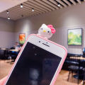 Phone Case For OPPO A7 A5S A12 A3S A37 A9  A5  A53 A92 A52 A31  Cartoon cute 3D Hello Kitty phone case soft silicone phone case cover bracket lanyard. 