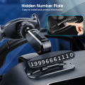 Geepact Car Phone Holder Parking Number Plates Multifunctional Car Sun Visor Phone Mount.