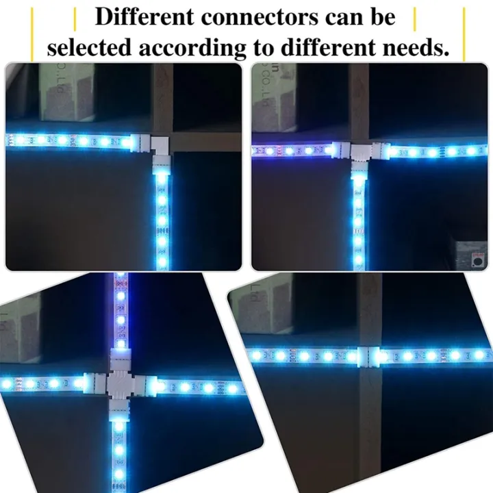 RGB%20LED%20Strip%20Connector%204-Pin%2010mm%20unwired%20Gapless%20Solderless%20Adapter%20Terminal%20Extension%20for%20SMD5050%20Strip%20Light%20-%20Image%202