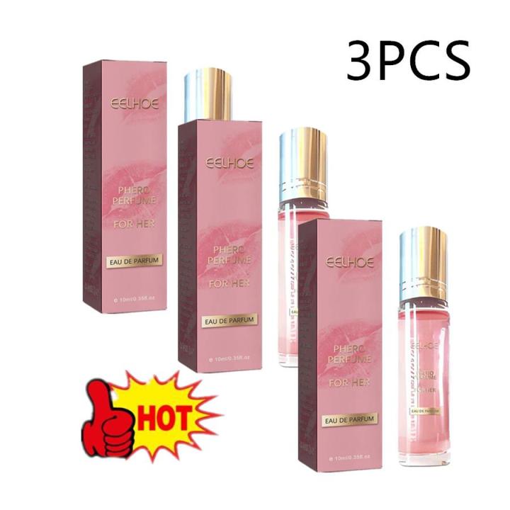 3PCS 10ml Flirting Perfume Pheromone Sexually Stimulating Fragrance Oil Fresh Light and Long-lasting Fragrance Product