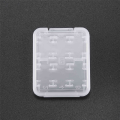 3X Eight in One Plastic Micro-SD SDHC TF MS Memory Card Storage Case Box Protector Holder. 