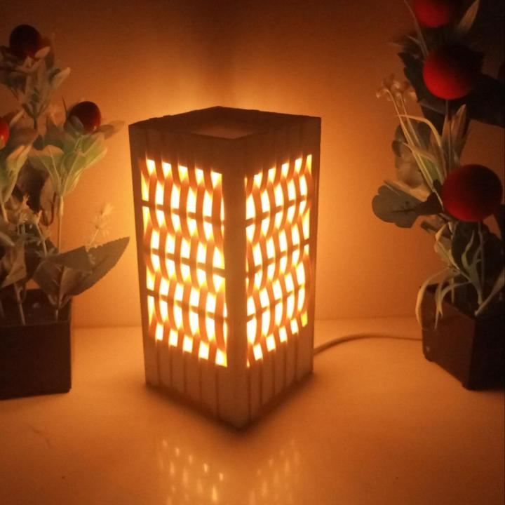 Handmade Table Lamp Dream Light With Changable LED Light & Cable & Holder