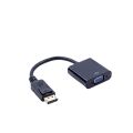 Display Port / DP to Vga Port Converter / Adapter - Black.