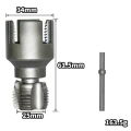 Tap Waterpipe Tapping Tool Internal/External Thread Fast Thread Tap 4 Points PPR Water Pipe Opener.