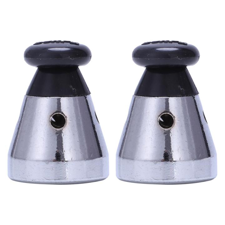 JAERBEE Pressure Cooker Relief Jigger Valve 1.5 Inch High 2Pcs Black