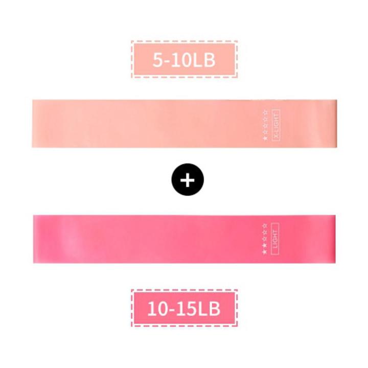 5 Level Elastic Band For Sports Fitness Rubber Bands Yoga Exercise Glute Training Workout Equipment Gym Resistance Bands Set
