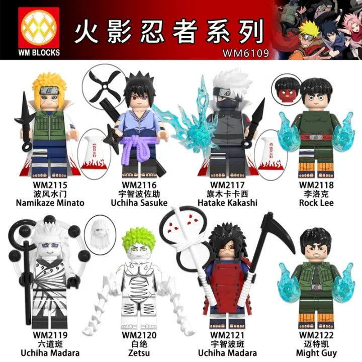 %E3%80%90Yurui%E3%80%91Lego%20Minifigures%20Anime%20Namikaze%20Minato%20Uchiha%20Hatake%20Kakashi%20Rock%20Le%20Blocks%20Toys%20WM6109%20Naruto%20-%20Image%203