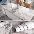 Self Adhesive white Marble Vinyl Wallpaper (5x2 feet) Furniture Decorative Film Waterproof Wall Stickers. 