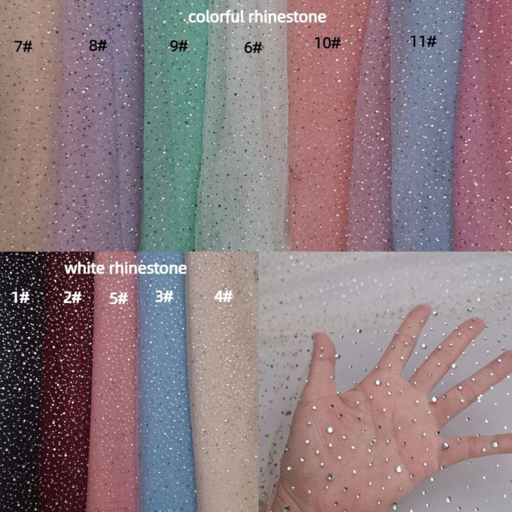 Shiny%20Glitter%20Rhinestone%20Mesh%20Fabric,%20Sparkly%20Tulle%20Fabric,%20Netting%20Material,%20Perfect%20for%20DIY%20Wedding%20Dress%20and%20Craft%20-%20Image%205