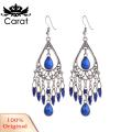 Carat Minimalist Style Earrings Bohemian Rhinestone Waterdrop Earrings Exaggerated Vintage Style Ear Decoration for Women Perfect for Vacation Buyers' Favorite Hollow Out Earrings. 