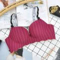 Stripe Push Up Underwear Laser Cut Seamless Everyday Bra.