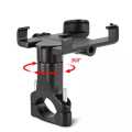 Aluminum alloy motorcycle bike Phone Holder 360° adjustable Moto bicycle handlebar mobile phone support Mount for 4.5-6.5 inch cellphone. 