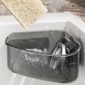 2PCS Sink Organizer Rack for Kitchen for Sponges, Scrubbers, Soap,Sink Corner Drain Box,with Adhesive Suction Cup Mount.
