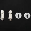 Toilet Seat Hinges Screws WC Hole Fixing Easy Installation 4 Pack.