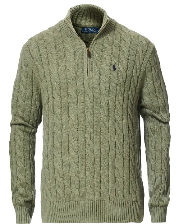 Polo%20Ralph%20Lauren%20Cable-Knit%20Cotton%20Quarter-Zip%20Sweater%20-%20Image%2010