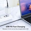 USLION PD 60W USB Cable Type C to Type C for XIAOMI poco f3 Plus mi 12 11 pro PD QC3.0 fast Charging usb c to usb c data Cable.