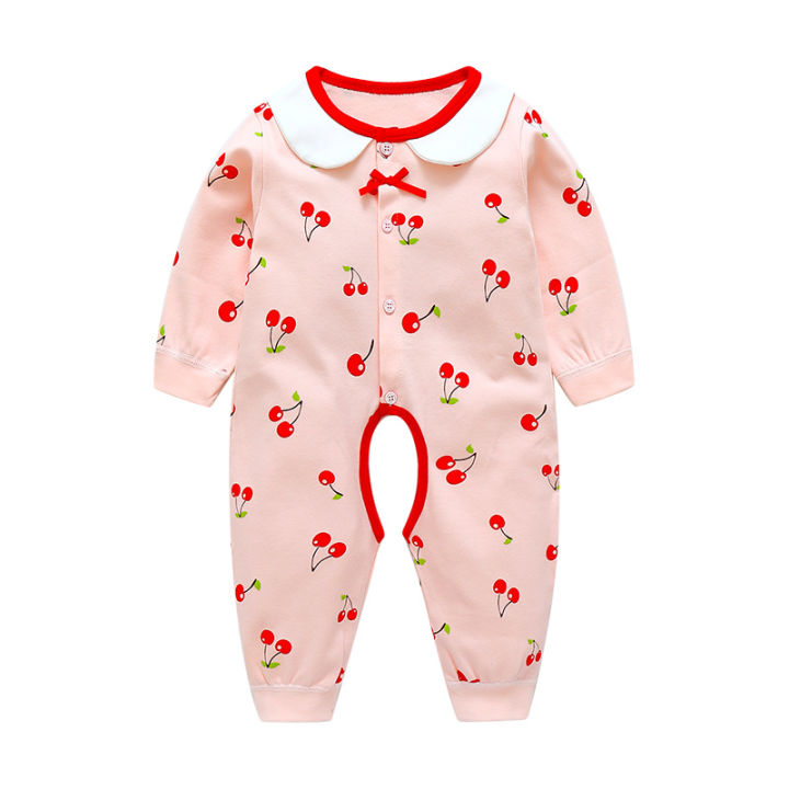 Shanyingfang%20Autumn%20New%20Product%20Cute%20Girl%20Harper%20Flamingo%20Korean%20Spring%20Pure%20Cotton%20A-Class%20Baby%20Bodysuit%20-%20Image%208