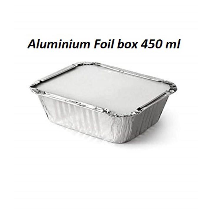 Aluminium Foil Container box 450 ml 50 pcs