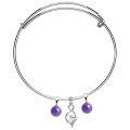 60 Pcs Expandable Bangle Bracelets Adjustable Wire Bracelets, Blank Bangles for DIY Jewelry Making.