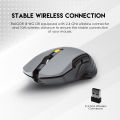 FANTECH RAIGOR III WG12R Rechargeable Wireless Mouse 2.4Ghz Stable Wireless Connection 2000DPI Pixart Sensor Ambidextrous Design Portable Mice For Laptop PC Computer Gaming Gamer. 