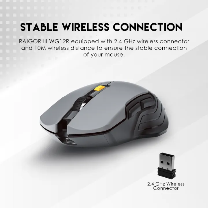 FANTECH%20RAIGOR%20III%20WG12R%20Rechargeable%20Wireless%20Mouse%202.4Ghz%20Stable%20Wireless%20Connection%202000DPI%20Pixart%20Sensor%20Ambidextrous%20Design%20Portable%20Mice%20For%20Laptop%20PC%20Computer%20Gaming%20Gamer%20-%20Image%207