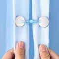 1/4/6Pairs Magnetic Fastener Room Curtain Button Accessorie Nail Free Button Window Decor Adjustment Magnet Detachable Curtain Buckle.