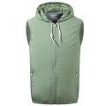 Men Summer USB Charg  Air Conditioning Clothing Fan Cooling Vest Cooling Srt Man Vest Outdoor Cooling-Q292 GY Suit. 