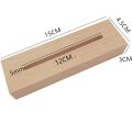 LED Wood Display Base,Rectangle Display Pedestal,Light Base Stand for Lasering Crystal Glass Acrylic. 