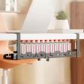 Under Desk Cable Organizer No Damage to Desk Under Desk Cable Rack Desk Wire Management 50cm. 