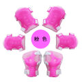 New Thickened Butterfly-Patterned Protective Gear 6 Children's Skating Shoes Wheel Skateboard Balance Car Knee Pad Hand Guard Factory Delivery. 