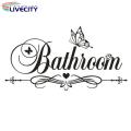 Window Clings Self Adhesive Butterfly Wall Sticker Bathroom Door Sign Decor. 