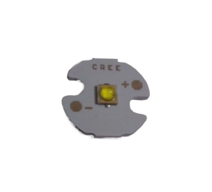 2Pcs - Y 16mm Torch Light WHITE LED 3W LED Light Bulbs 3.1V 3.7V 3W With Metal Plate Heatsink Aluminum Base 16mm PCB 3.7V LED For Torch Light 3W LED Lights Bulbs
