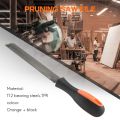 6 Inch Pruning Saw File T12 Bearing Steel Fine-Tooth Rasp File Carpentry Woodworking Hand Tool with TPR Handle. 
