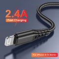 USB Cable For iPhone 14 13 12 11 Pro Max Mini 6 7 8 Plus XS X XR SE iPad 20W Phone Data Sync Fast Charging Wire Cord 0.3M 1M 2M.
