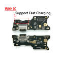 For Xiaomi Redmi 10C 10A 10 USB Charger Port Connector Dock Charging Board Flex Cable With Microphone ( with IC Suport Fast Charge ). 